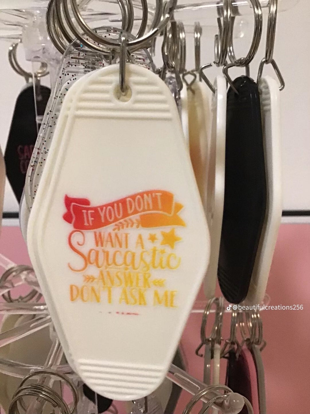 Personalised keychains